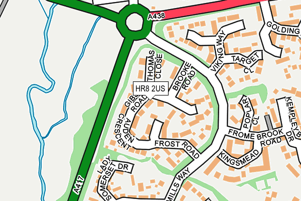 HR8 2US map - OS OpenMap – Local (Ordnance Survey) HR8 2US map - OS OpenMap – Local (Ordnance Survey)