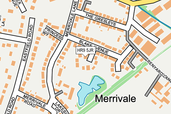 HR9 5JR map - OS OpenMap – Local (Ordnance Survey) HR9 5JR map - OS OpenMap – Local (Ordnance Survey)
