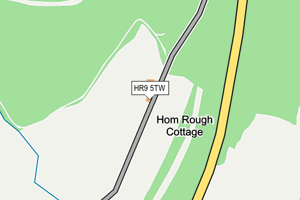 HR9 5TW map - OS OpenMap – Local (Ordnance Survey) HR9 5TW map - OS OpenMap – Local (Ordnance Survey)