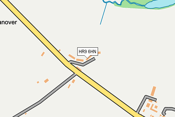 HR9 6HN map - OS OpenMap – Local (Ordnance Survey) HR9 6HN map - OS OpenMap – Local (Ordnance Survey)