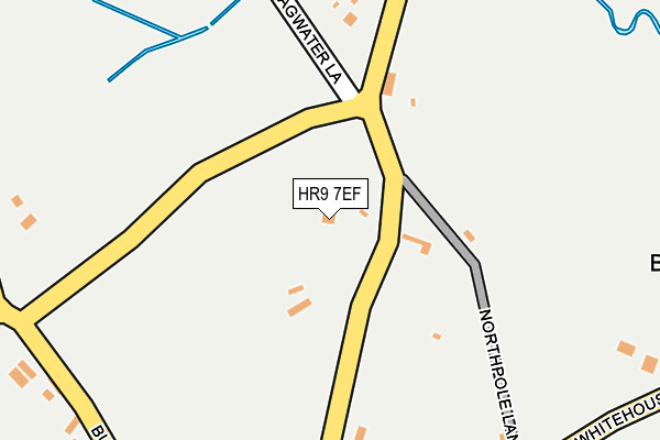 HR9 7EF map - OS OpenMap – Local (Ordnance Survey) HR9 7EF map - OS OpenMap – Local (Ordnance Survey)