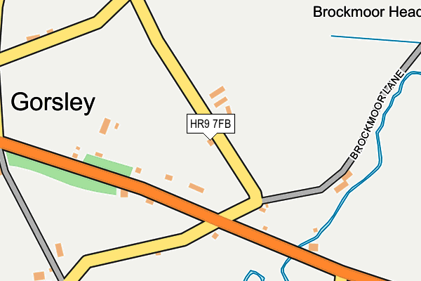 HR9 7FB map - OS OpenMap – Local (Ordnance Survey) HR9 7FB map - OS OpenMap – Local (Ordnance Survey)