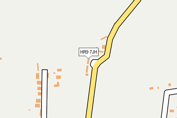 HR9 7JH map - OS OpenMap – Local (Ordnance Survey) HR9 7JH map - OS OpenMap – Local (Ordnance Survey)