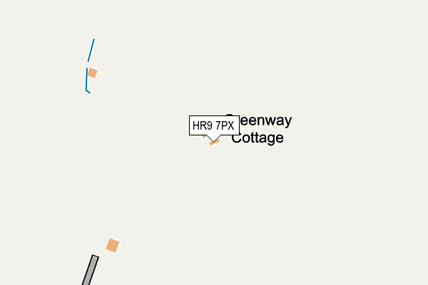 HR9 7PX map - OS OpenMap – Local (Ordnance Survey) HR9 7PX map - OS OpenMap – Local (Ordnance Survey)