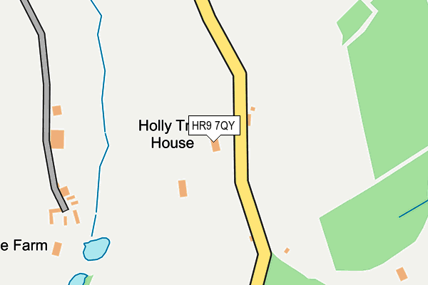 HR9 7QY map - OS OpenMap – Local (Ordnance Survey)