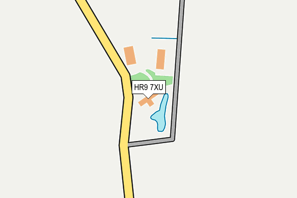 HR9 7XU map - OS OpenMap – Local (Ordnance Survey) HR9 7XU map - OS OpenMap – Local (Ordnance Survey)