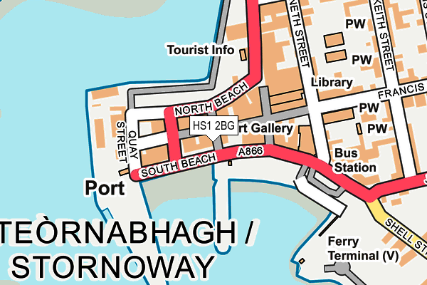 HS1 2BG map - OS OpenMap – Local (Ordnance Survey)