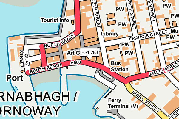 HS1 2BJ map - OS OpenMap – Local (Ordnance Survey)