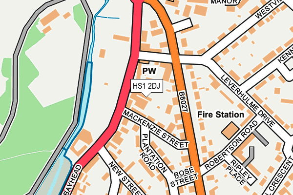 HS1 2DJ map - OS OpenMap – Local (Ordnance Survey)