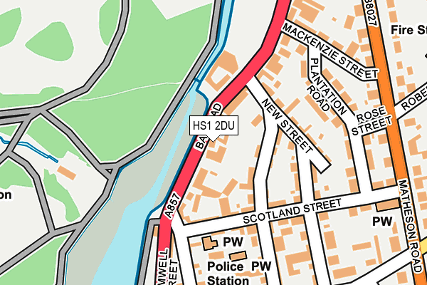 HS1 2DU map - OS OpenMap – Local (Ordnance Survey) HS1 2DU map - OS OpenMap – Local (Ordnance Survey)