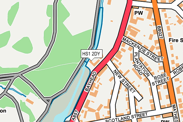 HS1 2DY map - OS OpenMap – Local (Ordnance Survey) HS1 2DY map - OS OpenMap – Local (Ordnance Survey)