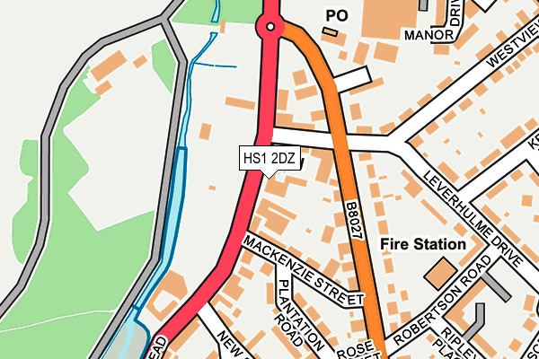 HS1 2DZ map - OS OpenMap – Local (Ordnance Survey) HS1 2DZ map - OS OpenMap – Local (Ordnance Survey)