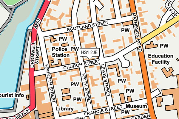 HS1 2JE map - OS OpenMap – Local (Ordnance Survey) HS1 2JE map - OS OpenMap – Local (Ordnance Survey)