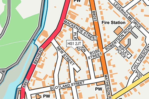 HS1 2JT map - OS OpenMap – Local (Ordnance Survey) HS1 2JT map - OS OpenMap – Local (Ordnance Survey)
