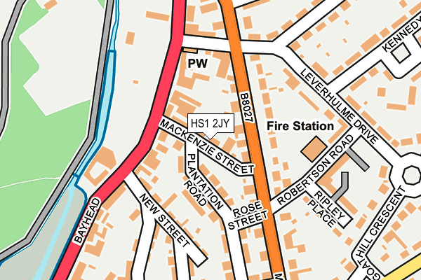HS1 2JY map - OS OpenMap – Local (Ordnance Survey) HS1 2JY map - OS OpenMap – Local (Ordnance Survey)