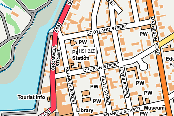 HS1 2JZ map - OS OpenMap – Local (Ordnance Survey)