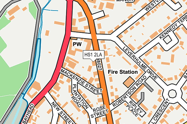 HS1 2LA map - OS OpenMap – Local (Ordnance Survey) HS1 2LA map - OS OpenMap – Local (Ordnance Survey)