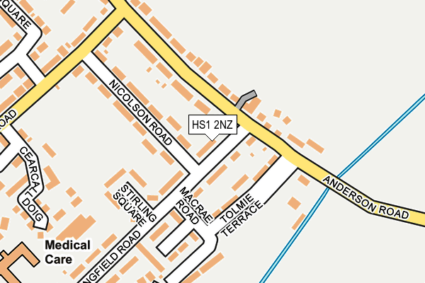 HS1 2NZ map - OS OpenMap – Local (Ordnance Survey) HS1 2NZ map - OS OpenMap – Local (Ordnance Survey)