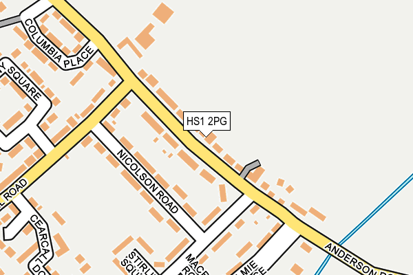 HS1 2PG map - OS OpenMap – Local (Ordnance Survey) HS1 2PG map - OS OpenMap – Local (Ordnance Survey)
