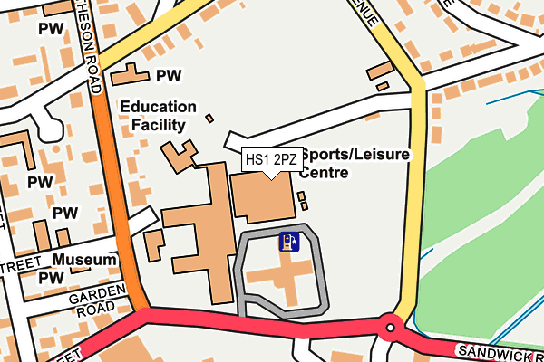 HS1 2PZ map - OS OpenMap – Local (Ordnance Survey) HS1 2PZ map - OS OpenMap – Local (Ordnance Survey)