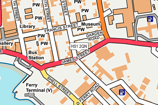HS1 2QN map - OS OpenMap – Local (Ordnance Survey) HS1 2QN map - OS OpenMap – Local (Ordnance Survey)