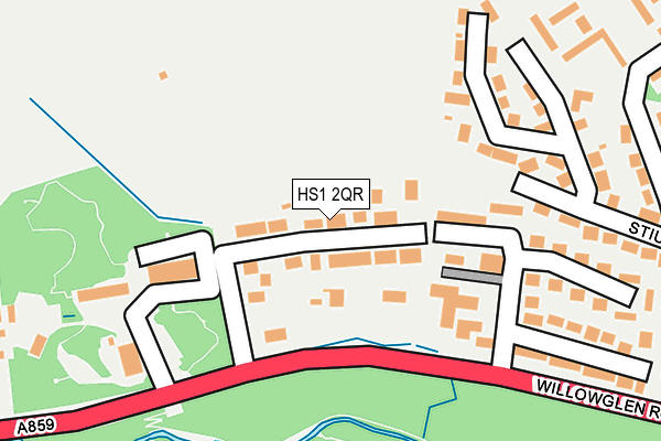 HS1 2QR map - OS OpenMap – Local (Ordnance Survey) HS1 2QR map - OS OpenMap – Local (Ordnance Survey)