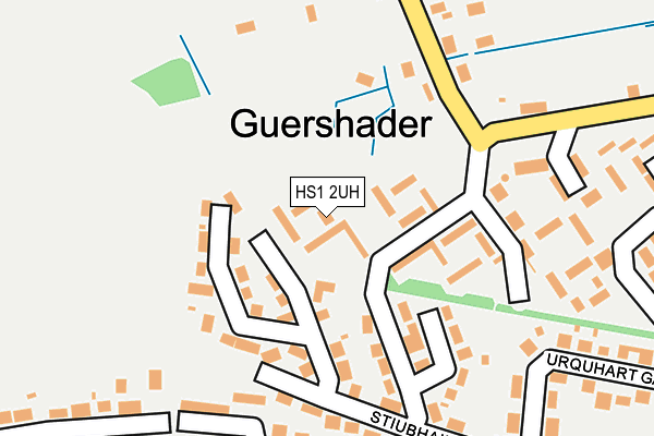 HS1 2UH map - OS OpenMap – Local (Ordnance Survey) HS1 2UH map - OS OpenMap – Local (Ordnance Survey)