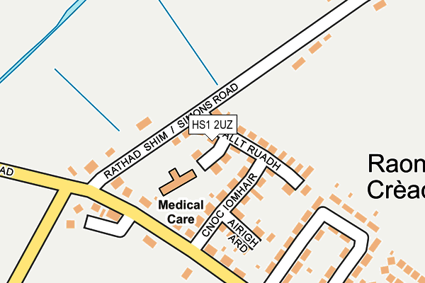 HS1 2UZ map - OS OpenMap – Local (Ordnance Survey)