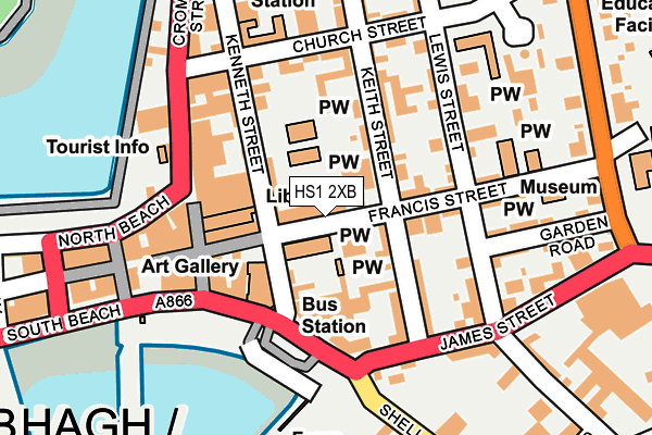 HS1 2XB map - OS OpenMap – Local (Ordnance Survey)