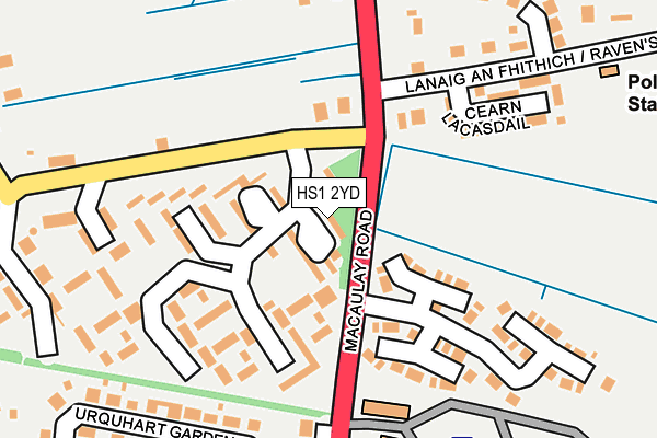 HS1 2YD map - OS OpenMap – Local (Ordnance Survey) HS1 2YD map - OS OpenMap – Local (Ordnance Survey)