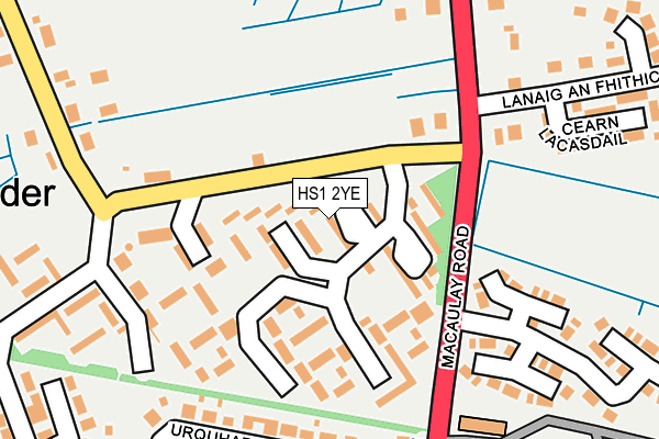 HS1 2YE map - OS OpenMap – Local (Ordnance Survey) HS1 2YE map - OS OpenMap – Local (Ordnance Survey)
