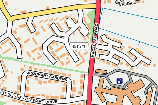 HS1 2YH map - OS OpenMap – Local (Ordnance Survey) HS1 2YH map - OS OpenMap – Local (Ordnance Survey)