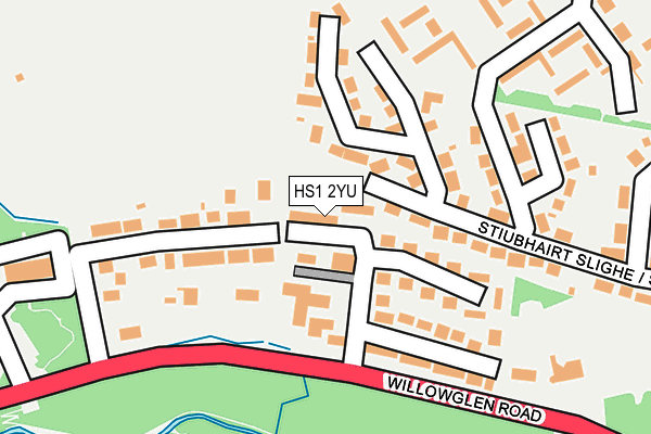 HS1 2YU map - OS OpenMap – Local (Ordnance Survey) HS1 2YU map - OS OpenMap – Local (Ordnance Survey)