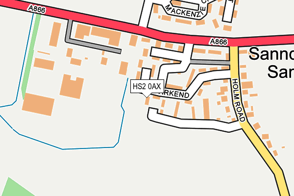 HS2 0AX map - OS OpenMap – Local (Ordnance Survey) HS2 0AX map - OS OpenMap – Local (Ordnance Survey)