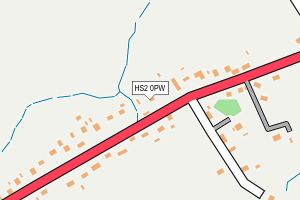 HS2 0PW map - OS OpenMap – Local (Ordnance Survey) HS2 0PW map - OS OpenMap – Local (Ordnance Survey)