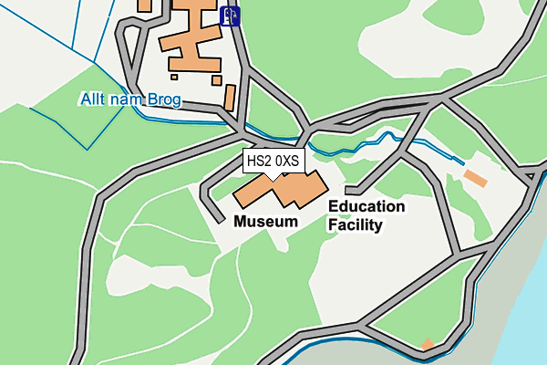 HS2 0XS map - OS OpenMap – Local (Ordnance Survey)