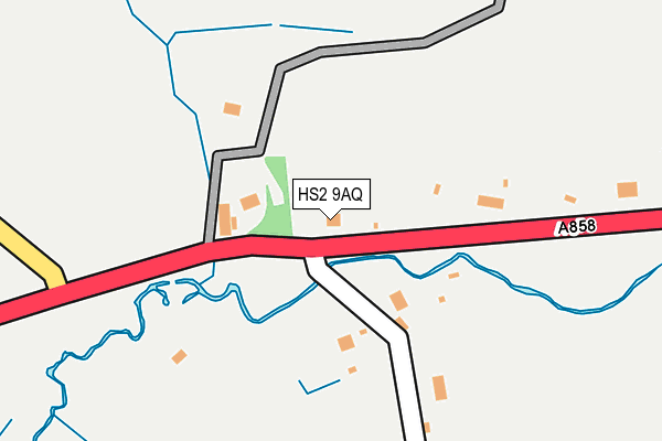 HS2 9AQ map - OS OpenMap – Local (Ordnance Survey)