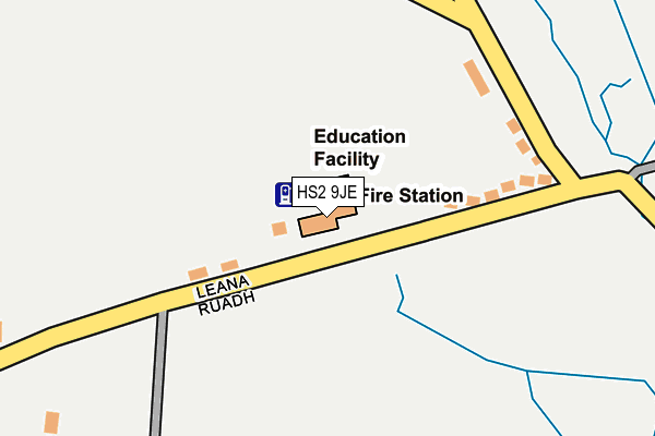 HS2 9JE map - OS OpenMap – Local (Ordnance Survey)