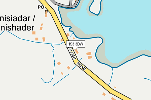 HS3 3DW map - OS OpenMap – Local (Ordnance Survey) HS3 3DW map - OS OpenMap – Local (Ordnance Survey)