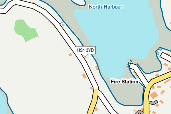 HS4 3YD map - OS OpenMap – Local (Ordnance Survey)