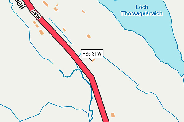 HS5 3TW map - OS OpenMap – Local (Ordnance Survey) HS5 3TW map - OS OpenMap – Local (Ordnance Survey)