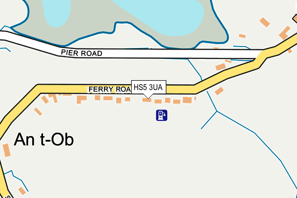 HS5 3UA map - OS OpenMap – Local (Ordnance Survey)