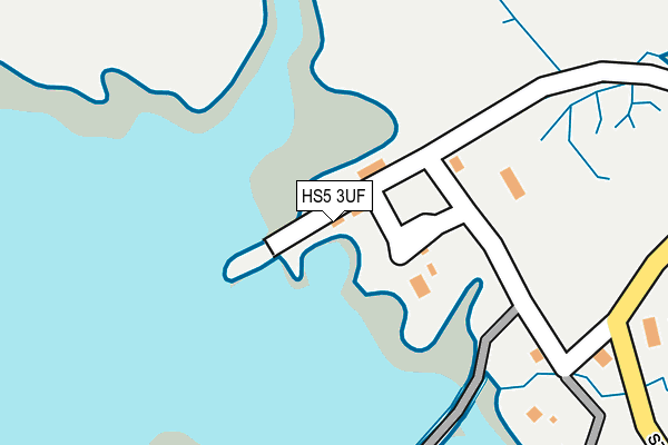 HS5 3UF map - OS OpenMap – Local (Ordnance Survey) HS5 3UF map - OS OpenMap – Local (Ordnance Survey)