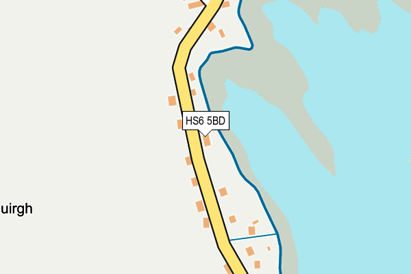 HS6 5BD map - OS OpenMap – Local (Ordnance Survey) HS6 5BD map - OS OpenMap – Local (Ordnance Survey)