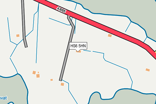 HS6 5HN map - OS OpenMap – Local (Ordnance Survey) HS6 5HN map - OS OpenMap – Local (Ordnance Survey)