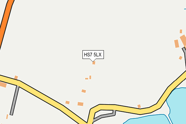HS7 5LX map - OS OpenMap – Local (Ordnance Survey) HS7 5LX map - OS OpenMap – Local (Ordnance Survey)