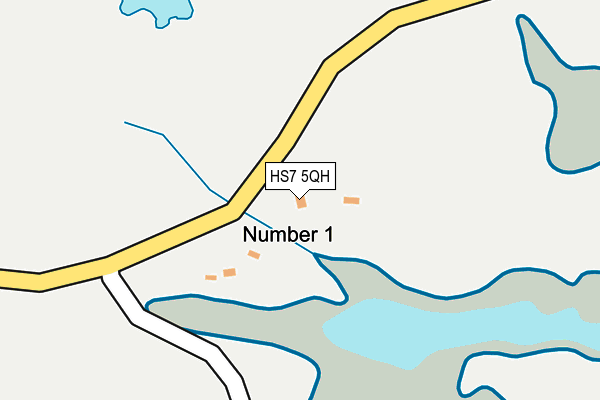 HS7 5QH map - OS OpenMap – Local (Ordnance Survey)