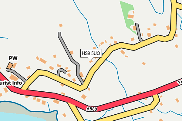 HS9 5UQ map - OS OpenMap – Local (Ordnance Survey) HS9 5UQ map - OS OpenMap – Local (Ordnance Survey)