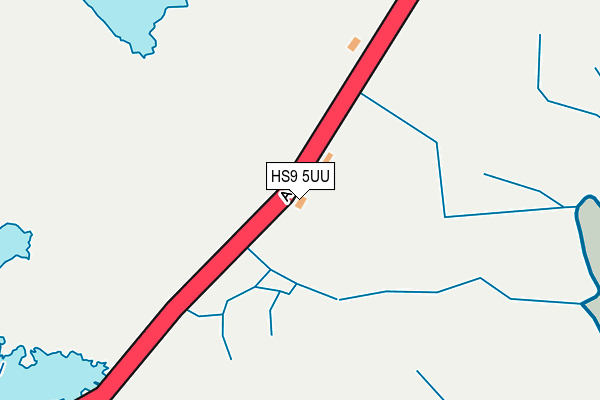 HS9 5UU map - OS OpenMap – Local (Ordnance Survey) HS9 5UU map - OS OpenMap – Local (Ordnance Survey)