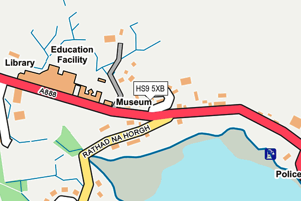 HS9 5XB map - OS OpenMap – Local (Ordnance Survey) HS9 5XB map - OS OpenMap – Local (Ordnance Survey)